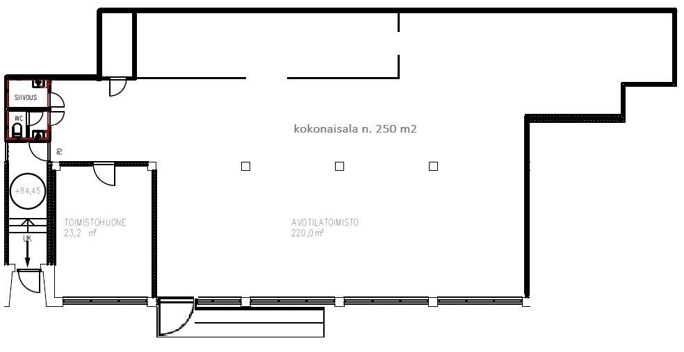 Kuva toimitilasta